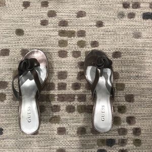 Guess Wedges Cork and Leather 7M